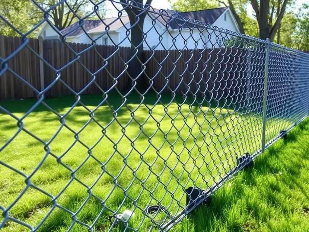 Chain-link fence
